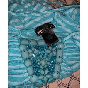 🌺 .•SALE•. Wet Seal beaded top